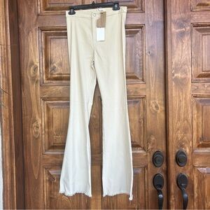 Flare (Bell Bottom) Cut cream/tan (Khaki)  NWT Heyson Pants